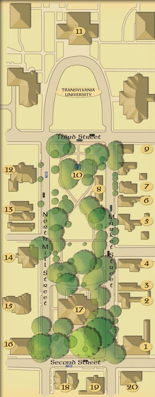Gratz Park Master Plan map
